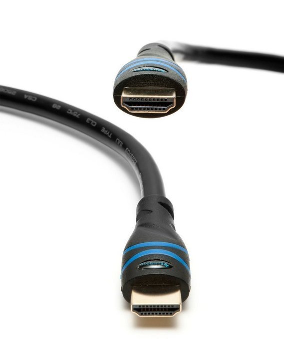 BlueRigger High Speed HDMI Cable - 50 Feet - CL3 Rated for In-wall Installation - Supports 4K, 3D and Audio Return... N8