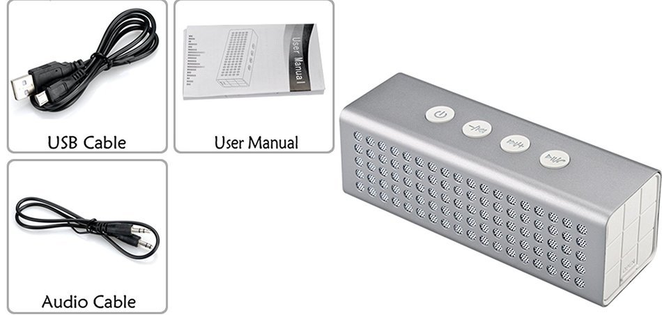 FSTgo A91 Mini Portable Wireless Bluetooth Speaker, 20W Loud 3D Bass Sound, 4400mAh Rechargeable Battery, Power... N6