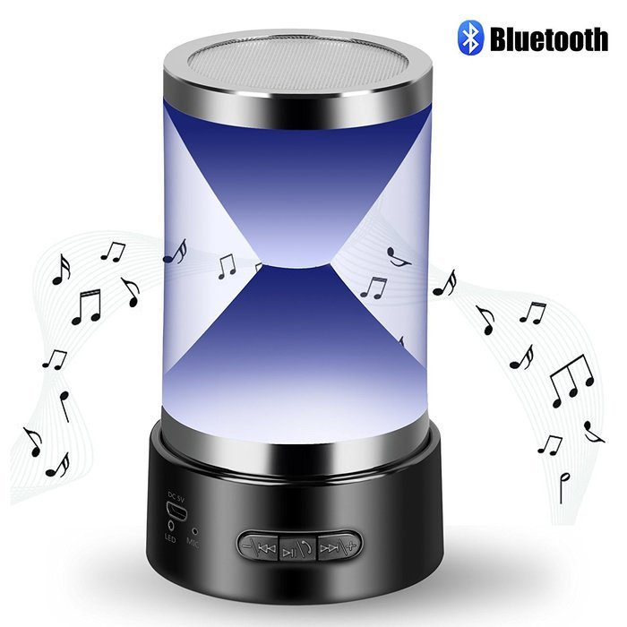 FULiYEAR Mega Bass Speaker,Creative Wireless Speaker,Hourglass Bluetooth Speaker Remote Control Built in Rechargeable... N4