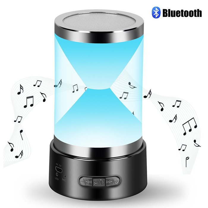 FULiYEAR Mega Bass Speaker,Creative Wireless Speaker,Hourglass Bluetooth Speaker Remote Control Built in Rechargeable... N5