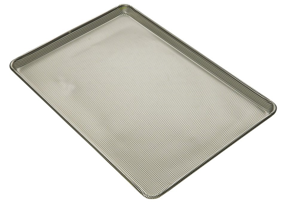 Focus Foodservice Commercial Bakeware 16-Gauge Aluminum Fully Perforated-Sheet Pan, Full Size