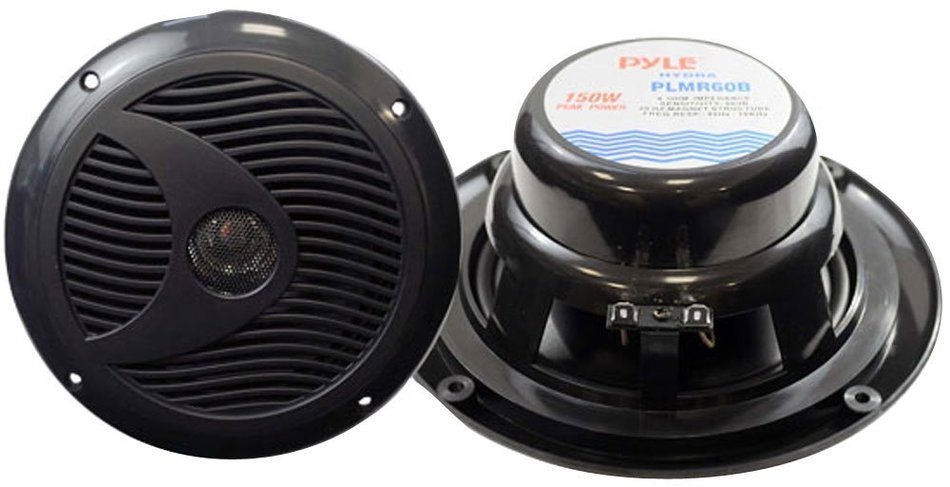 New Milennia PRV19 Bluetooth Marine Boat Yacht Gauge Style AM/FM 4 x 40W Stereo Player w/ Rear USB Input With... N8