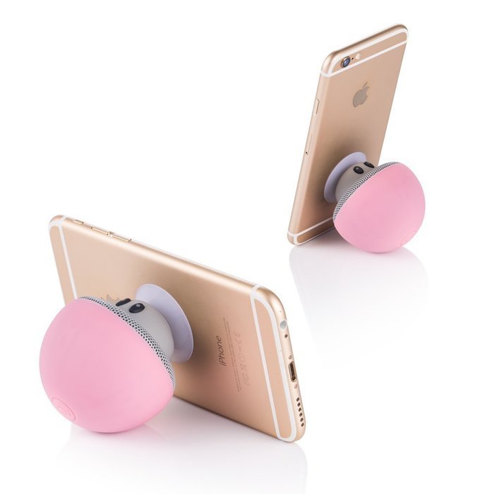 Bluetooth Speaker with Microphone, Ottertooth Mini Cute Mushroom Style with Suction Cup, adheres on the Back of... N39
