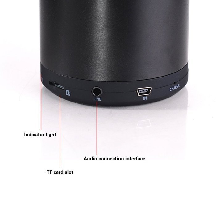 Wireless Bluetooth Speakers With Subwoofer B03 Mini Round Shape Hi-Fi Quality Sound Portable Speakers For HandsFree... N14