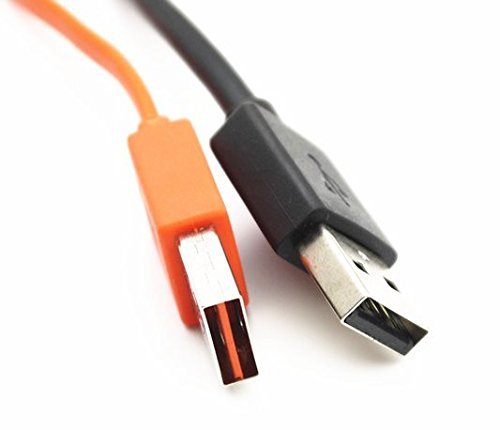 Beracah&reg; Micro USB Charging Cable for JBL Wireless Bluetooth Speaker Orange N3