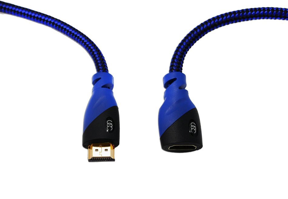 HDMI Extension Cable 10 FT - 2-Pack - Ultra Clarity 4K HDMI Extender 2.0 with Ethernet ( 10 FEET ) M / F Port... N10