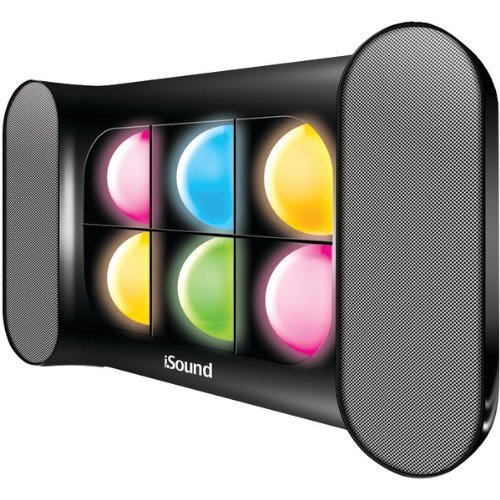 Dreamgear Isound-5257 Iglow Pro Bluetooth(r) Speaker With Dancing Lights & Rechargeable Battery (b
