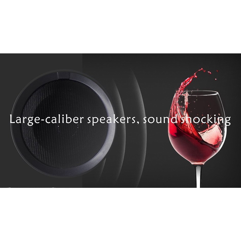 Bluetooth Speakers,Multicolored LED Light Wireless Speakers Compatible with All Bluetooth-enabled Devices