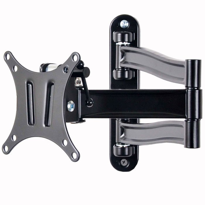 VideoSecu TV Wall Mount Articulating Arm Tilt Swivel Bracket for most 15-27" TV Monitor Display VESA 100X100 75X75...