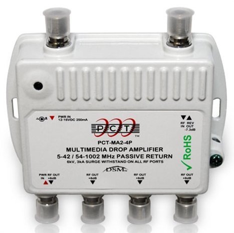 4 Port Cable TV/HDTV/Digital Amplifier Internet Modem Signal Booster Internet AMP N2
