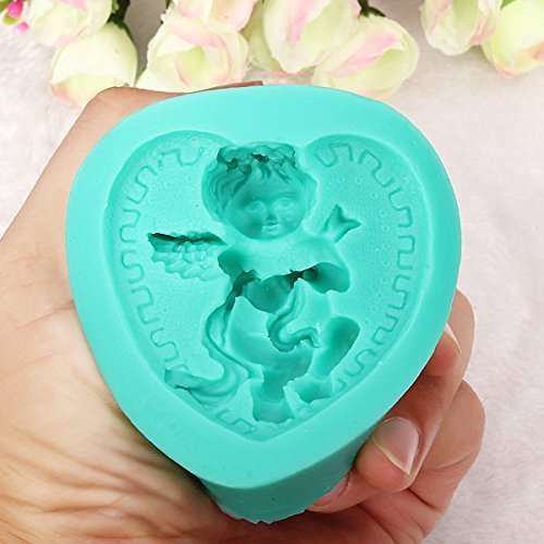 Silicone 3D Angel Baby Cake Mold Fondant Sugar Mould N5