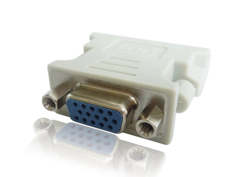 Male DVI-D to Female VGA Adapter (DVI 24+1 Pin) N3