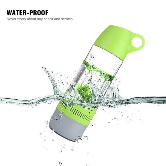 Water Bottle Bluetooth Speaker, FLOVEME [Outdoor Series] Portable Built-in 500mAh Rechargeable Battery Enhanced... N6