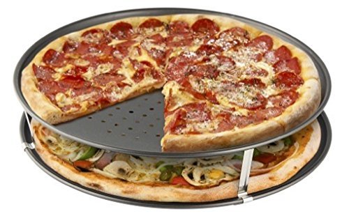 Zenker 7512 Pizza Plate Set "Special Countries" (Set of 3), Black, 12.60" N3
