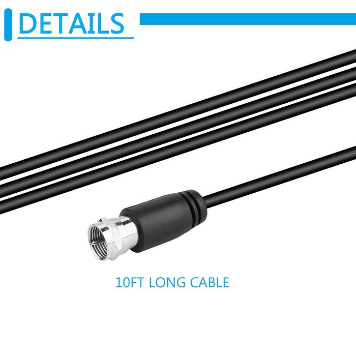 Blimark HDTV Indoor Antenna- 50 Miles Digital Long Range TV HD Antenna With Amplifier Signal Booster Upgraded... N3