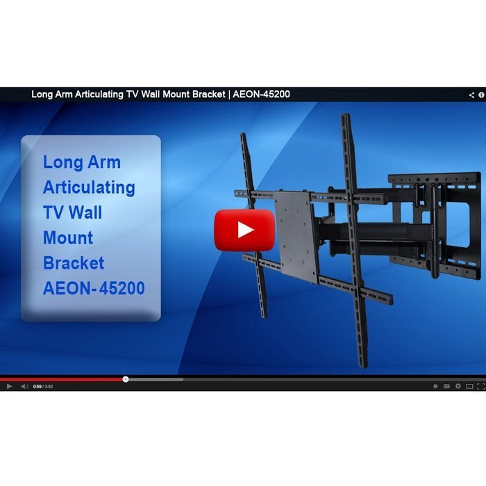 Full Motion TV Wall Mount with 32 inch Long Extension for 42 to 80 inch TVs N4