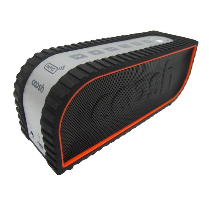 Coosh CBT791B Portable Wireless Bluetooth 4.0 Extended Range Speaker with Built in Speakerphone, Rechargeable...