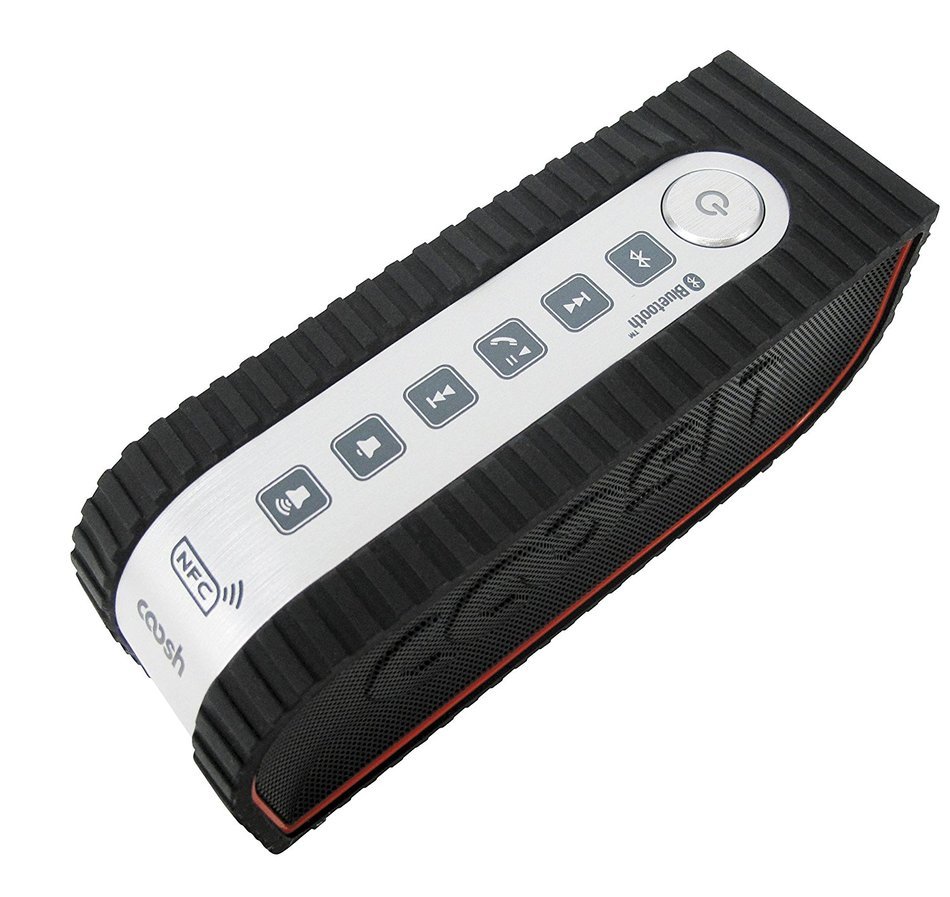Coosh CBT791B Portable Wireless Bluetooth 4.0 Extended Range Speaker with Built in Speakerphone, Rechargeable... N3