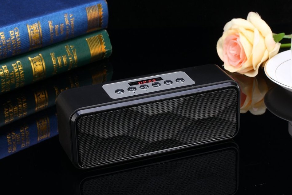 Bluetooth Speakers,Wewdigi HIFI DTS-HD Technolog Portable Wireless Bluetooth Speaker Stereo (Black) N6