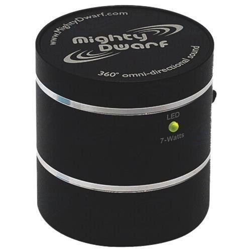 Mighty Dwarf 7-Watt Multimedia Speaker with 3.5mm Cable - Non-Retail Packaging - Black