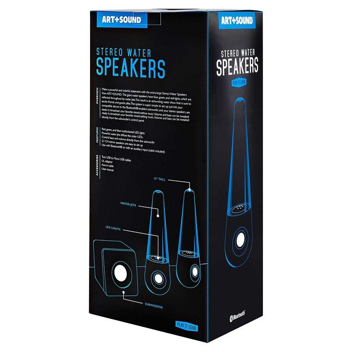 LED Dancing Water Bluetooth&reg; Speakers with Subwoofer N3