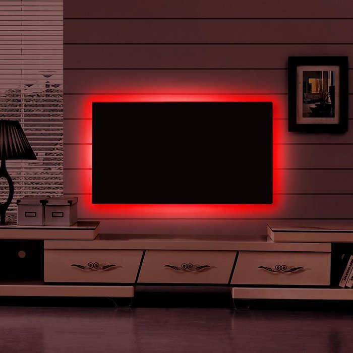 SUPERNIGHT USB RGB LED Light Strip 5050 Flexible Adhesive Tape Multi-color Changing Lighting Kit for Flat Screen... N8