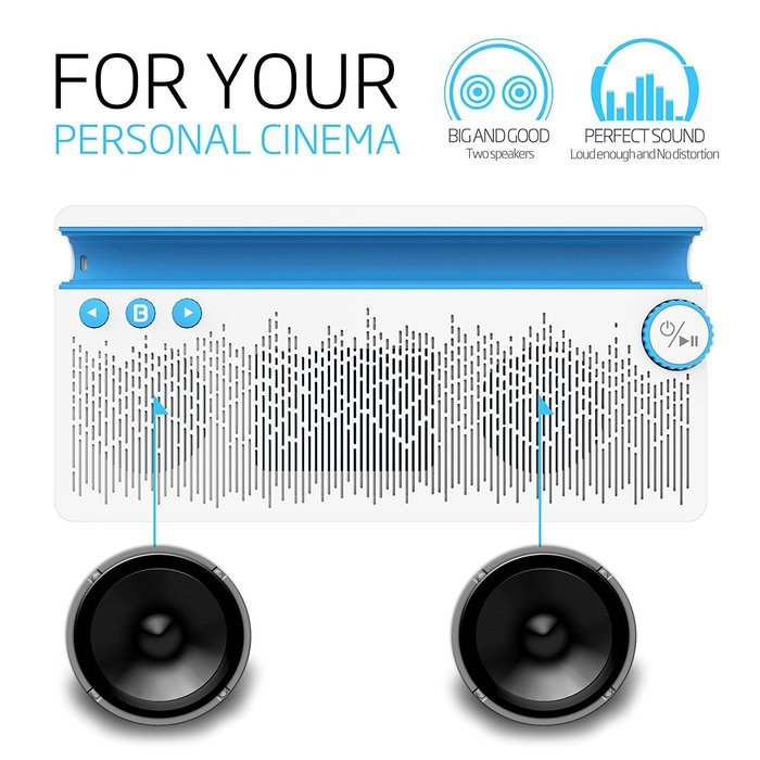 Bluetooth Speaker - LOVPHONE Wireless Portable Bluetooth Speaker with Cradle & Kickstand for Apple iPhone,Samsung... N2