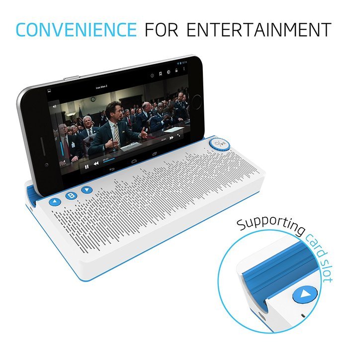 Bluetooth Speaker - LOVPHONE Wireless Portable Bluetooth Speaker with Cradle & Kickstand for Apple iPhone,Samsung... N3