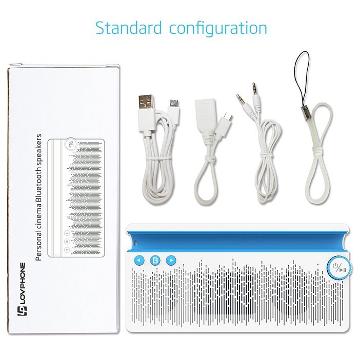 Bluetooth Speaker - LOVPHONE Wireless Portable Bluetooth Speaker with Cradle & Kickstand for Apple iPhone,Samsung... N9