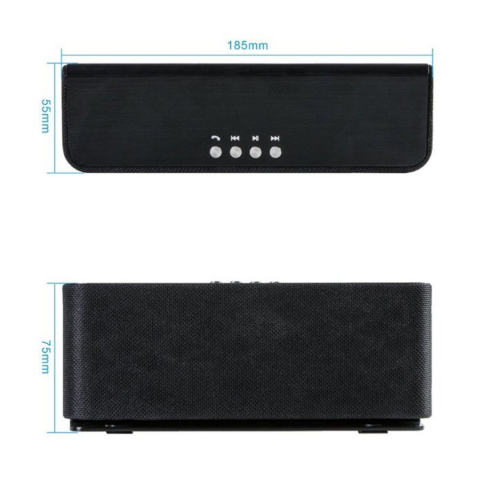 GGSDY Portable Bluetooth Speaker with Microphone Handsfree Calls,Wireless Speakers with Bass and Stereo Surround... N7