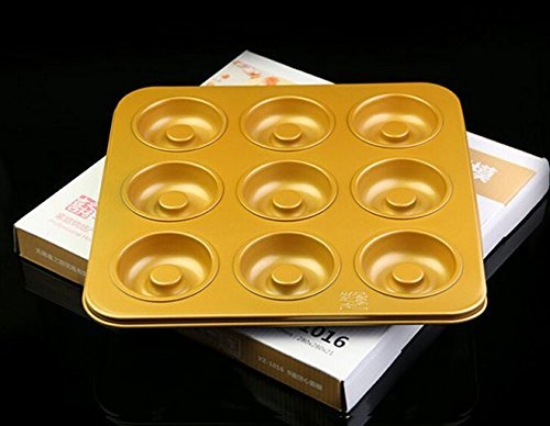 12 Cavity Gold Non Stick Cartoon Rabbit Cake Mold Cute Baking Pan 9inch N4