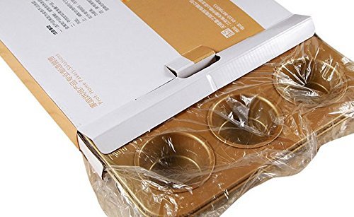 12 Cavity Gold Non Stick Cartoon Rabbit Cake Mold Cute Baking Pan 9inch N10