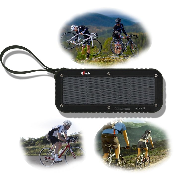 Bluetooth Outdoor Speaker Wireless Waterproof Speaker IP67 Weatherproof Shower Radio Beach and Pool Speaker N7