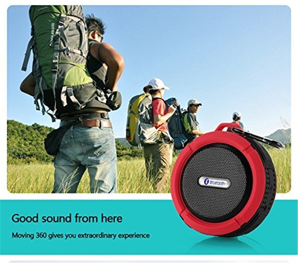GreenElec Bluetooth 3.0 Wireless Waterproof Shower Speaker with HD Premium Water & Shock Resistant Built-in Mic... N5