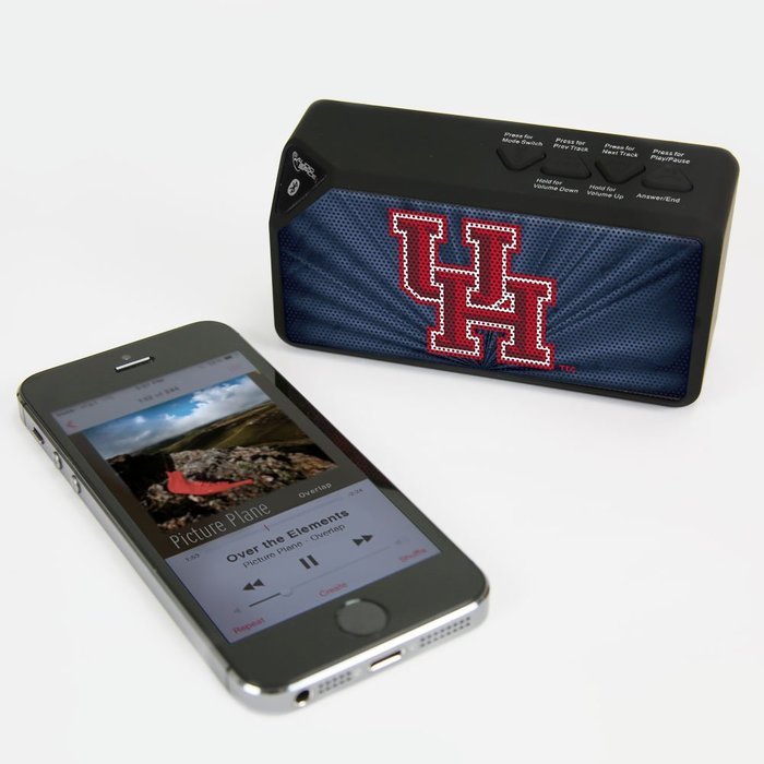 NCAA Houston Cougars BX-100 Bluetooth Speaker, Black N3