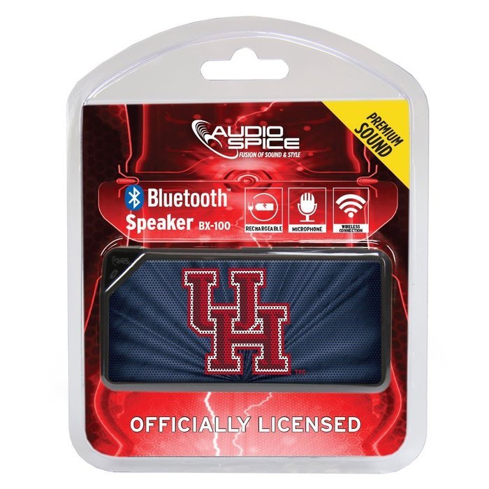 NCAA Houston Cougars BX-100 Bluetooth Speaker, Black N4