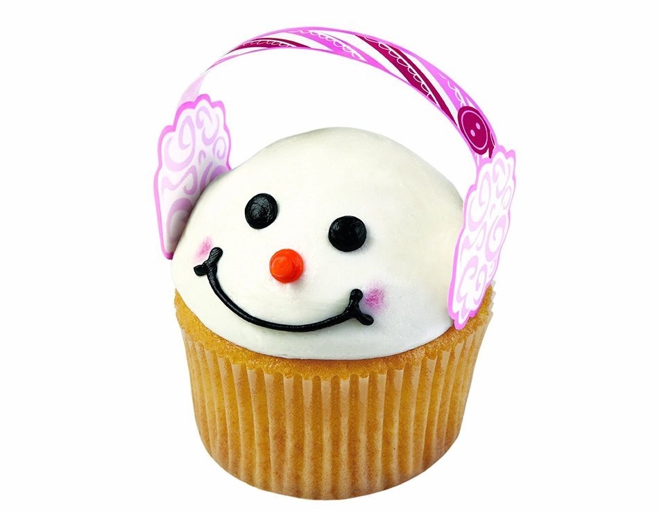 Wilton 2113-0283 Earmuffs Fun Pix, 12-Count