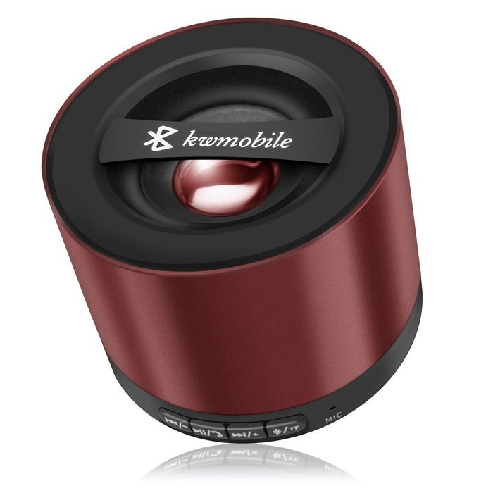 kwmobile Mini Wireless Bluetooth speaker with Micro SD card, FM Radio and microphone in blue for iPhone, iPad,... N11