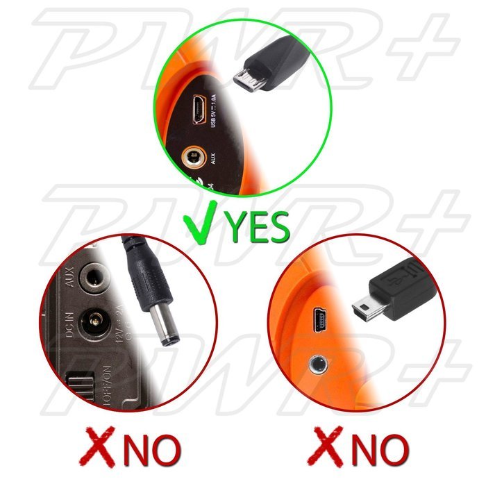 [UL Listed] Pwr+ Extra Long 6.5 Ft Fast 2.1A AC Adapter for JBL Flip 2 3 Charge Go Pulse JBL-Clip-Plus-Micro-Xtreme-Flip-Trip... N4
