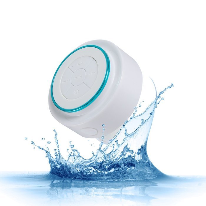 KONG KIM IPX7 100% Waterproof & Dust-proof Floating Bluetooth Shower Speaker - Compatible with all Bluetooth devices... N10