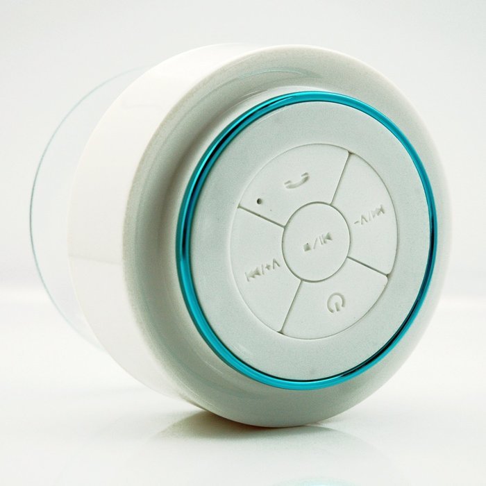 KONG KIM IPX7 100% Waterproof & Dust-proof Floating Bluetooth Shower Speaker - Compatible with all Bluetooth devices... N15