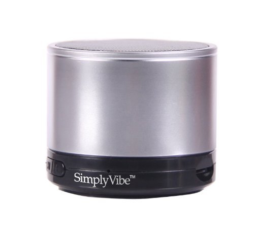 SimplyVibe V3-5CPS Bluetooth Mini Ultra Portable Speaker in Alloy Steel Housing with Rechargeable Li Battery (...