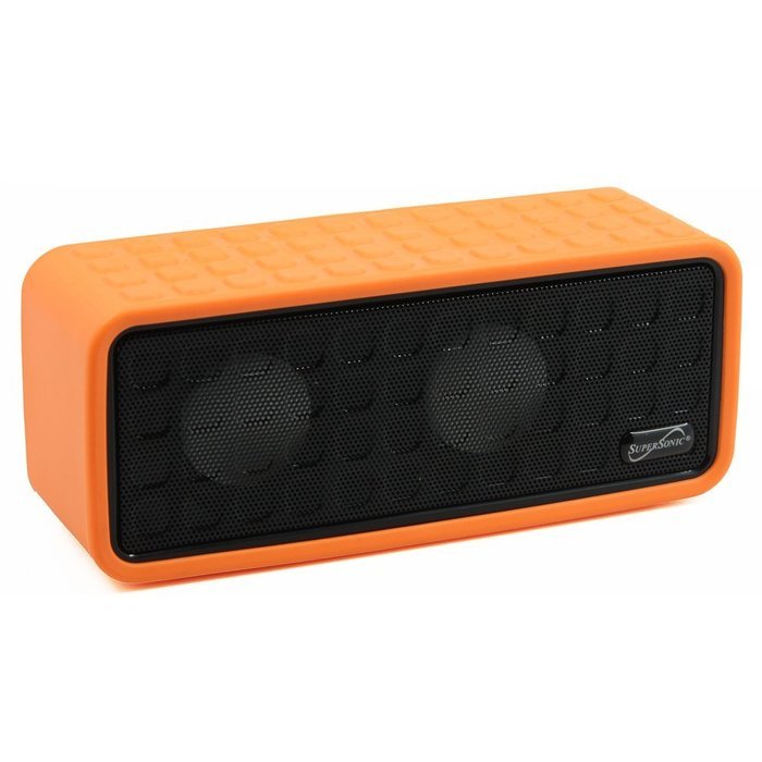 Supersonic Portable Bluetooth Speaker - Orange