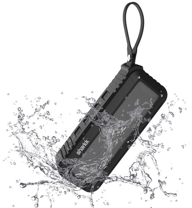 SHARKK Bullet Waterproof Bluetooth Speaker 6W IPX5 Shower Speaker Wireless Portable Speaker N3