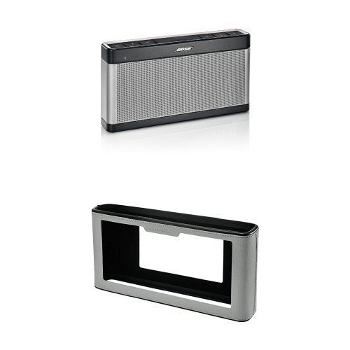 Bose SoundLink Bluetooth Speaker III and Cover (Gray) Bundle