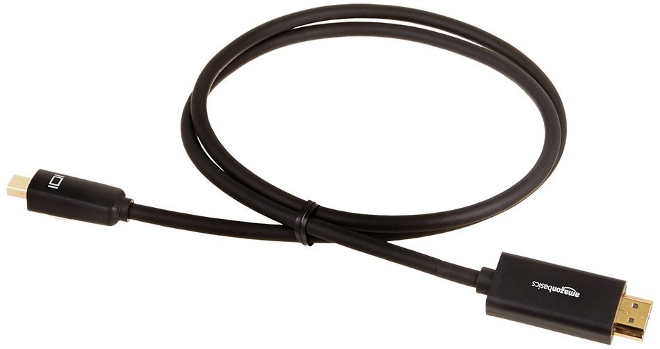 AmazonBasics Mini DisplayPort to HDMI Cable - 6 Feet N13