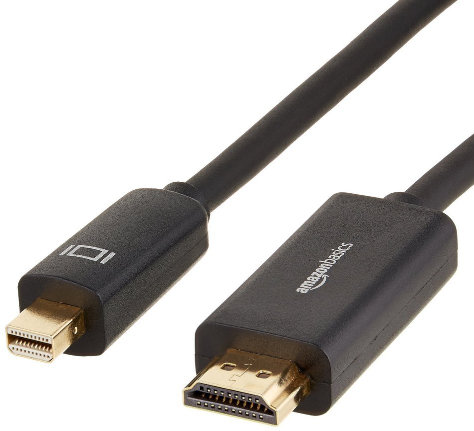 AmazonBasics Mini DisplayPort to HDMI Cable - 6 Feet N14