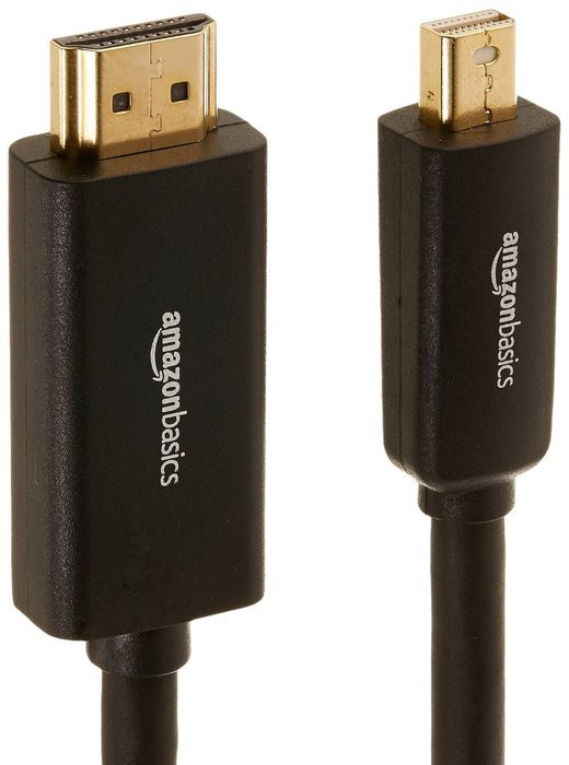 AmazonBasics Mini DisplayPort to HDMI Cable - 6 Feet N16
