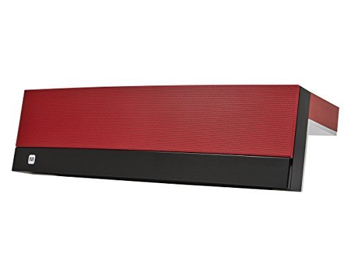 Monoprice 11411 Bluetooth Home Speaker System, Red