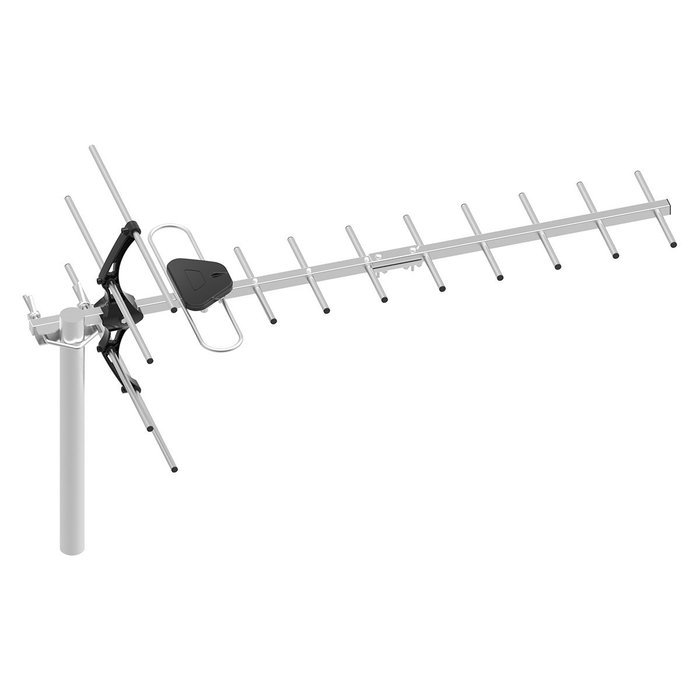 1byone Digital Amplified Outdoor / Attic HDTV Antenna, 80 Miles Range with Power Supply Box Extremely High Performance... N2